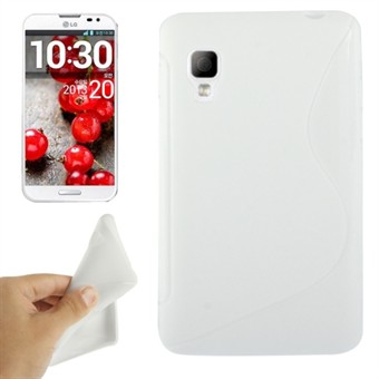 S-Line Silikone Cover LG Optimus LF 2 (Hvid)