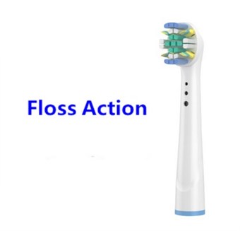 Løse Børstehoveder til Braun Oral-B Elektrisk Tandbørste - 4 stk - Floss Type