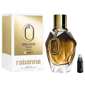 Paco Rabanne One Million Gold For Her - Parfum - Roll On - 5 ml