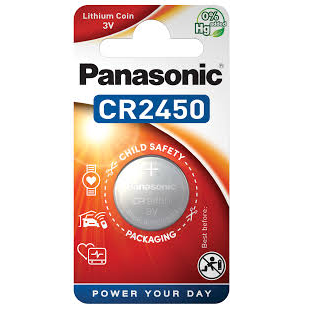 Panasonic CR2450 Lithium knapcelle - 1 stk