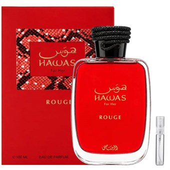 Rasasi Hawas Rouge - Eau de Parfum - Duftprøve - 5 ml