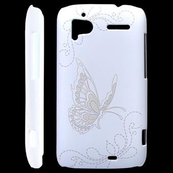 Sommerfugle Cover til HTC Sensation (Hvid)