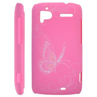 Sommerfugle Cover til HTC Sensation (Pink)