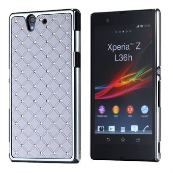 Bling Bling m. Chrome Sider Xperia Z (Hvid)
