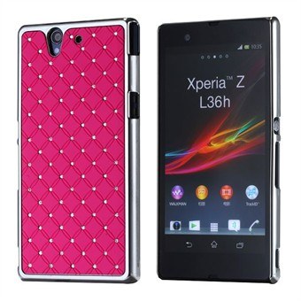 Bling Bling m. Chrome Sider Xperia Z (Pink)
