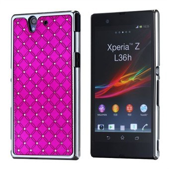 Bling Bling m. Chrome Sider Xperia Z (Magenta)