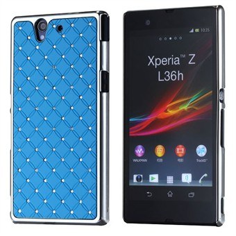 Bling Bling m. Chrome Sider Xperia Z (Turkis)