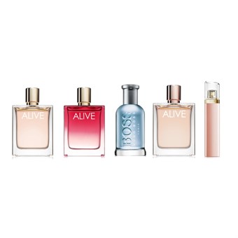 Udforsk De Populære Hugo Boss Parfumer - 5 Duftprøver (2 ml)