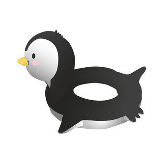 Dukke Svømmering Pingvin, 35-45 cm