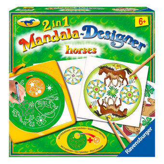 Mandala Designer 2-i-1 - Heste