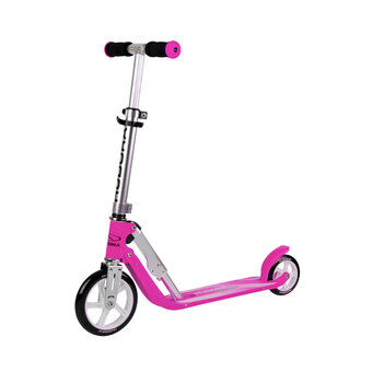 Hudora lille scooter med stort hjul - magenta