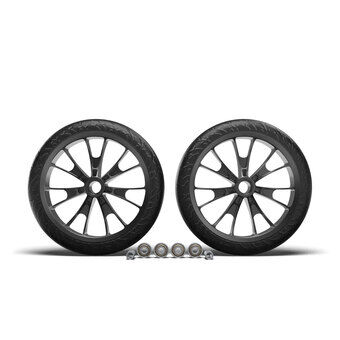 Hudora udskiftningshjulsæt crossover til bigwheel 205
