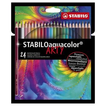 STABILO Aquacolor Farveblyanter ARTY, 24 stk.
