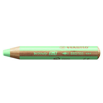 Stabilo woody 3i1 - pastelgrøn