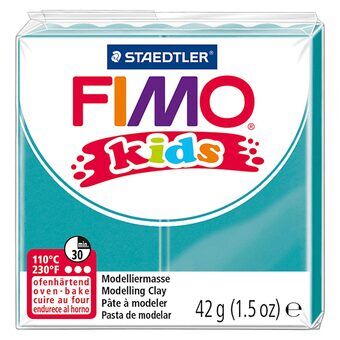 Fimo kids modeling clay turkis, 42gr