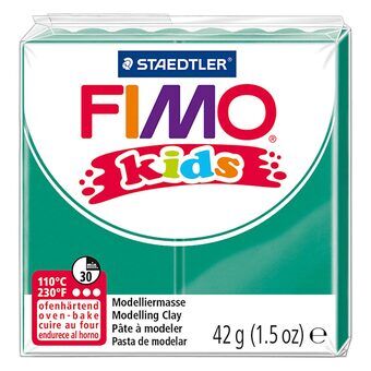 Fimo kids modeling clay green, 42gr