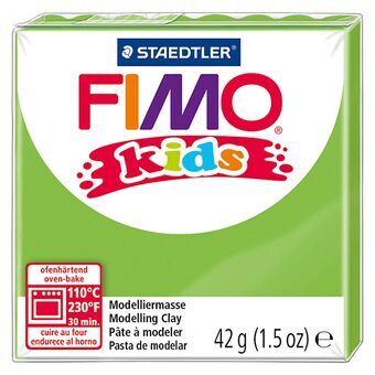 Fimo kids modeling clay lysegrøn, 42gr