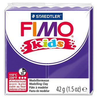 Fimo kids modeling clay lilla, 42gr