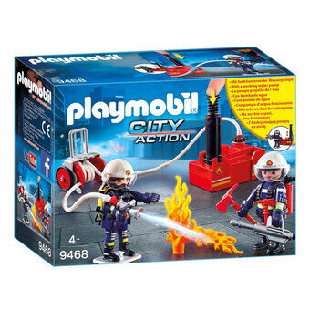 Playmobil city action brandvæsen med vandpumpe - 9468