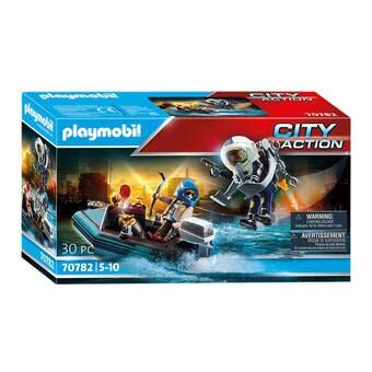 Playmobil city action politi jetpack art arrest