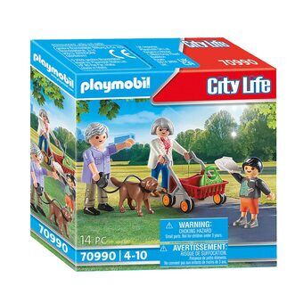 Playmobil City Life Bedsteforældre med Børnebørn - 70990