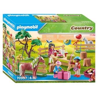 Playmobil Country Børnefødselsdag på Pony Farmen