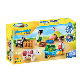Playmobil 1.2.3. sjov på gården - 71158
