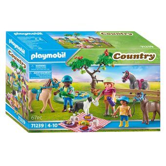 Playmobil country 71239 picnicudflugt med heste