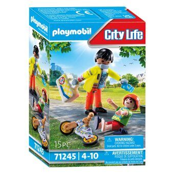 Playmobil City Life Sygeplejerske med patient - 71245