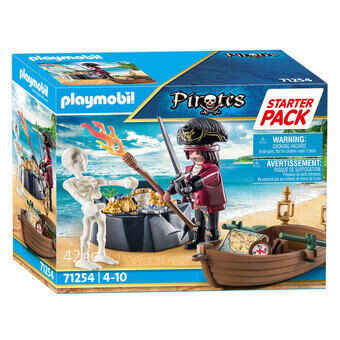 Playmobil Starterpakke Pirat med robåd - 71254