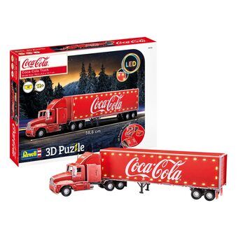 Revell 3d puslespil byggesæt - coca-cola lastbil led udgave