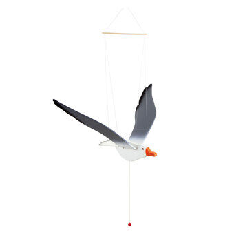 Lillefod - Træk Baby Mobile Flyvende Måge med Bevægelse.