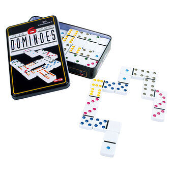 Lille fod - domino spil 6 farver