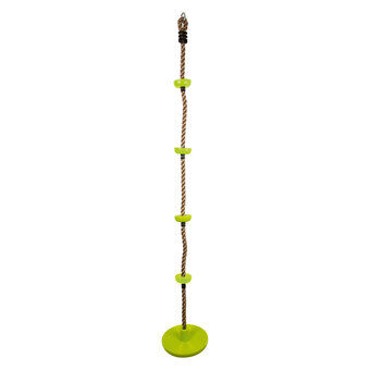 Lille fod - klatretov og gynge 2i1 grøn, 190cm