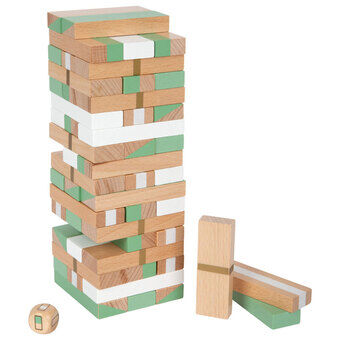 Træ wobble tower game gold edition