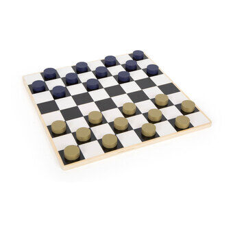 Skak og backgammon spil (gyldne udgave)