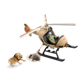 Schleich wild life redningshelikopter til dyr 42476