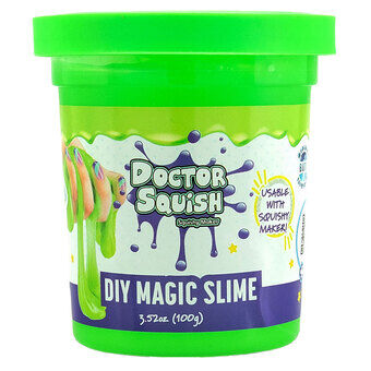 Læge squish slime - grøn, 100 gram