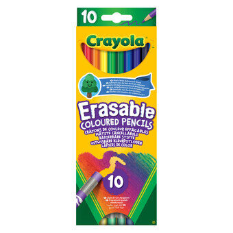 Crayola farveblyanter sletbare, 10 stk.