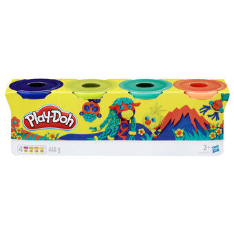 Play-Doh 4-pakke (Vilde farver)