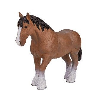 Mojo horse world clydesdale hest brun - 387070