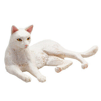 Mojo landbrugsjord liggende kat hvid - 387368