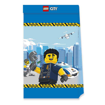 Papirfestposer FSC Lego City, 4 stk.