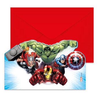 Invitationer og kuverter FSC Avengers Infinity Stones, 6 stk.
