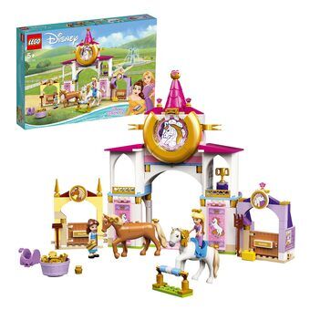 Lego disney prinsesse 43195 belle & rapunzel hestestald
