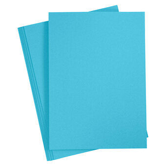 Farvet pap klarblå a4, 20 ark