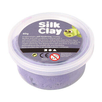 Silk clay - lilla, 40gr.