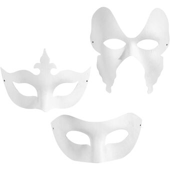Masker hvide, 12 stk.