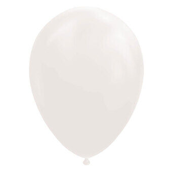 Balloner hvide 30 cm, 10 stk.