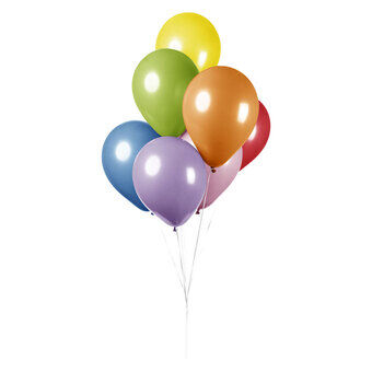 Ballooner Blandede Farver 30cm, 10 stk.
